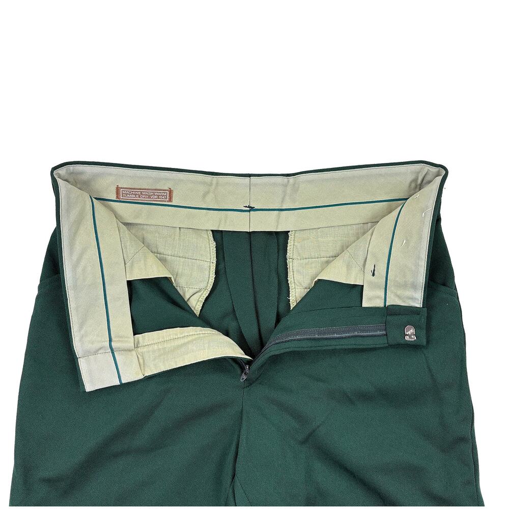 NWT Vintage 70s JC Penney Mens 7" Shorts Sz 32 Green Deadstock Tailored Retro - Picture 5 of 8